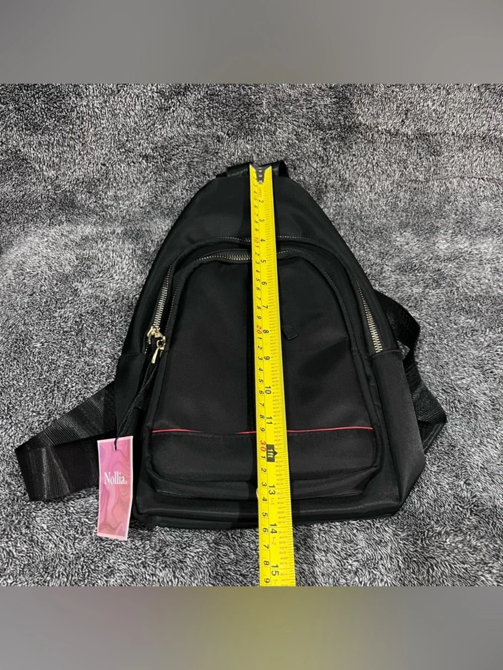 Nollia Mini nylon black Backpack